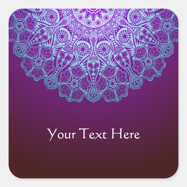 Classy Mandala Sticker (Vorderseite)