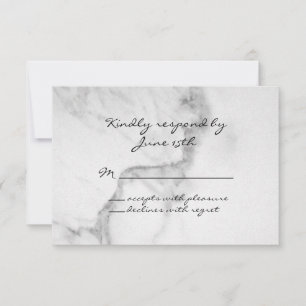 Classy Marble UAWG RSVP Karte