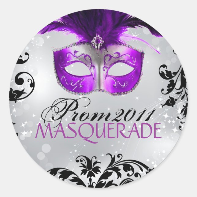 Classy Masquerade Sticker (Vorderseite)