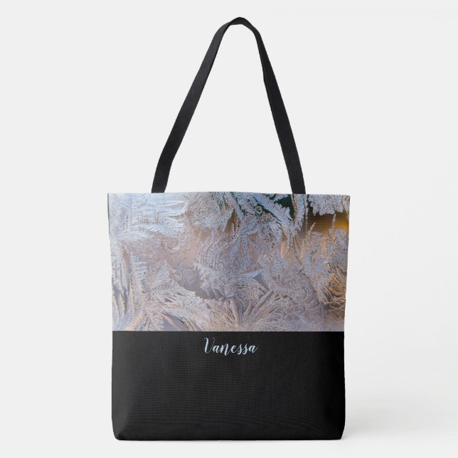 Classy Mattiert Mit Monogramm Tote Bag (Vorderseite)