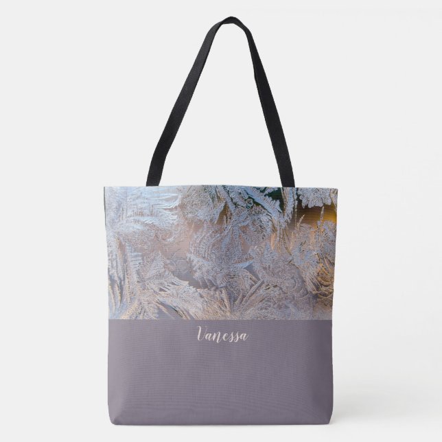 Classy Mattiert Mit Monogramm Tote Bag (Vorderseite)