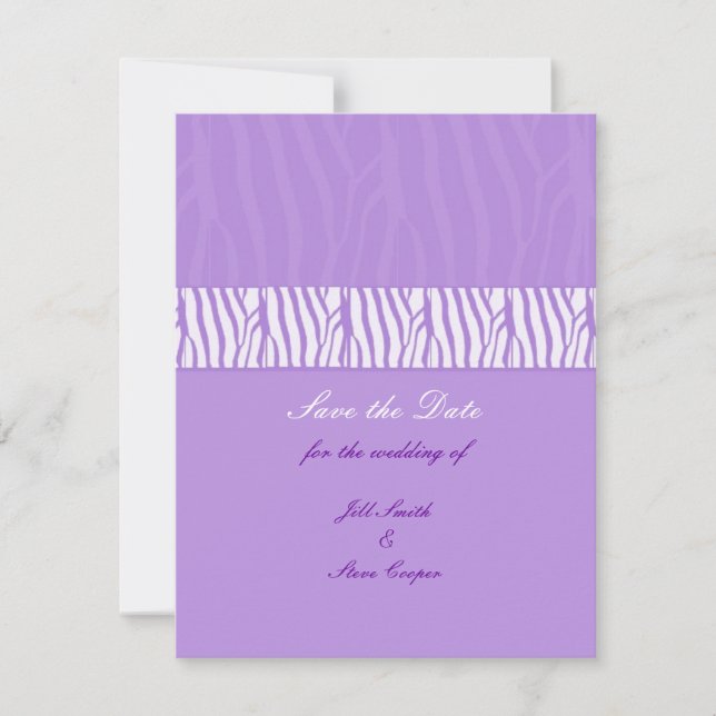 Classy Mauve Save the Date (Vorderseite)