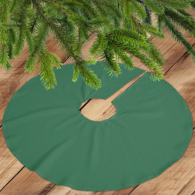 Classy Medium Dark Green - Polyester Tree Skirt Weihnachtsbaumdecke (Von Creator hochgeladen)