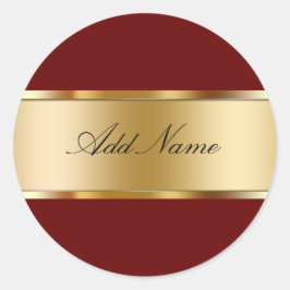 Classy Monogram Stickers