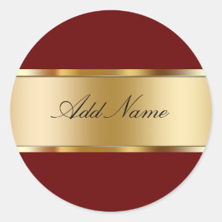 Classy Monogram Stickers