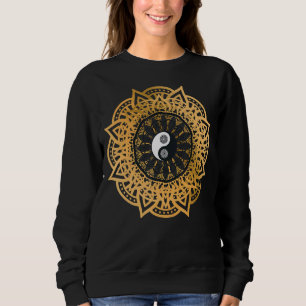 Classy Mood Lotus Blume Mandala Yoga Medizin G Sweatshirt