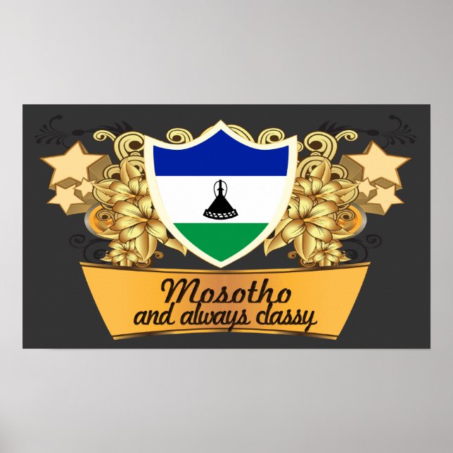 Classy Mosotho Poster (Vorne)