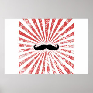 Classy Mustache Poster