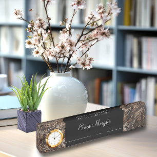Classy Office Führungskraft Schreibtisch Name Pla Namensplakette
