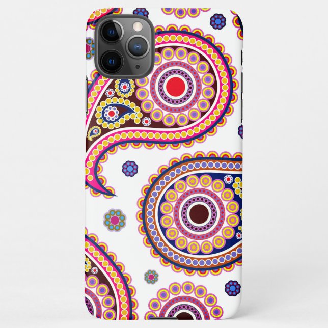 Classy Paisley Designs iPhone Hülle (Rückseite)