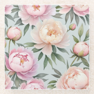 Classy Peony Glasuntersetzer