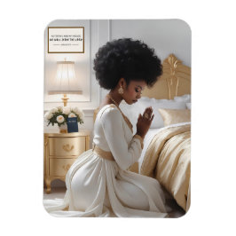 Classy Praying Mother 3" x 4" Foto Magnet
