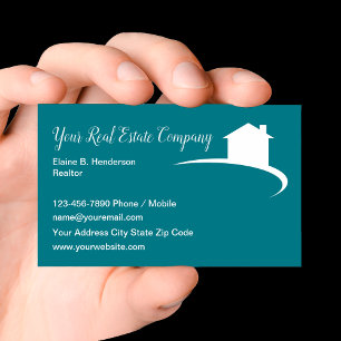 Classy Real Anwesen Realtor Business Cards Visitenkarte