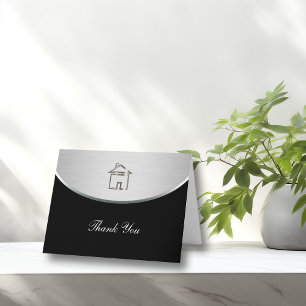 Classy Real Anwesen Vielen Dank Karten