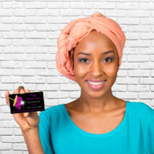 Classy Reinigungs-Residence-Dienstleistungen Rosa  Visitenkarte