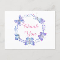 Classy Round Butterflies Vielen Dank mit Umschläge