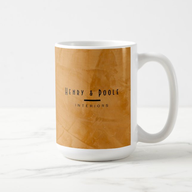 Classy Rustic Dante Orange Interior Designer Tasse (Rechts)