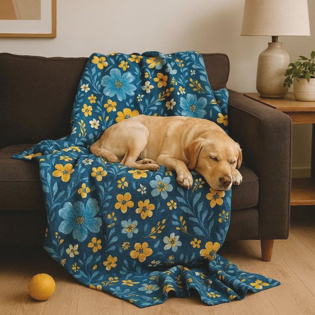 Classy Shabby Chic Französisch Floral Art Muster D Fleecedecke (Von Creator hochgeladen)