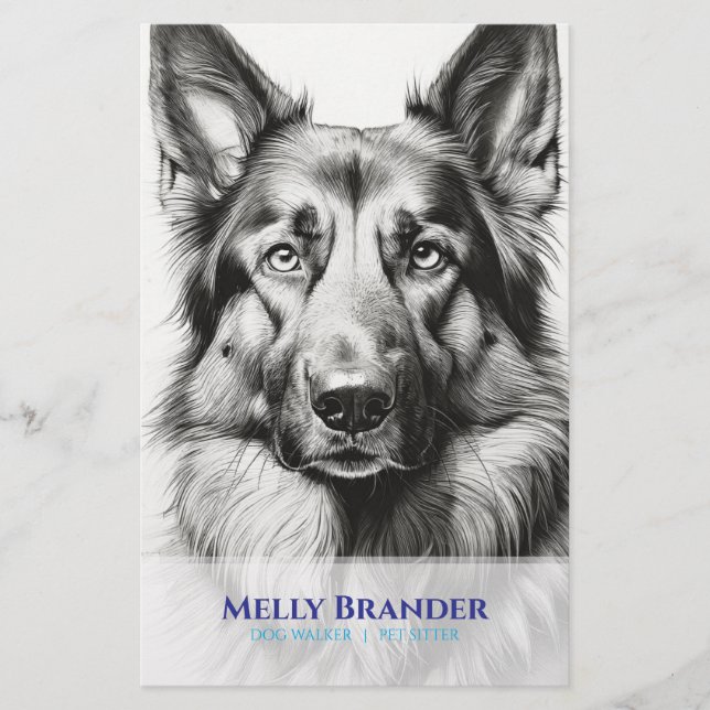 Classy Shepherd Dog Flyer (Vorne)