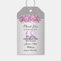 Classy Silver & Belladonna Lilies 18. Geburtstag