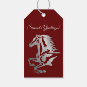 CLASSY SILVER HORSE SILHOUETTE GESCHENKANHÄNGER