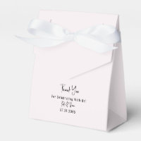 Classy Simple Champagne PInk Gastgeschenk Hochzeit