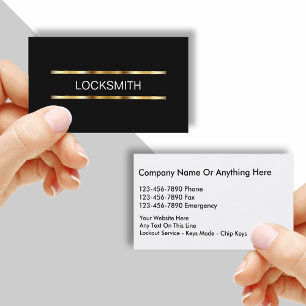 Classy Simple Schlosmith Business Cards Visitenkarte