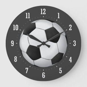 Classy Soccer Ball   Coole Geschenke Große Wanduhr