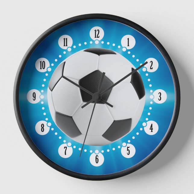 Classy Soccer Ball | Coole Geschenke Uhr (Vorderseite)