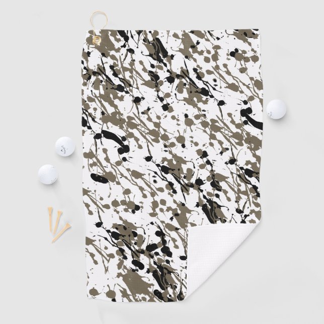 Classy Splash und Tropfen Art Golfhandtuch (Insitu)