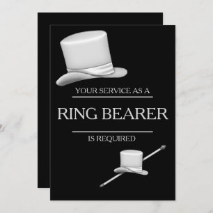 Classy Stylisches Silver Top Hat Ring Bester Einladung