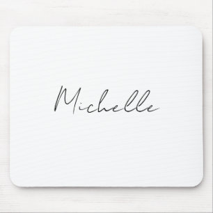 Classy Stylish Script Ihren Namen hinzufügen Mousepad