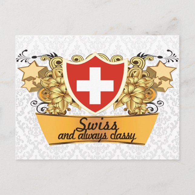Classy Swiss Postkarte (Vorderseite)