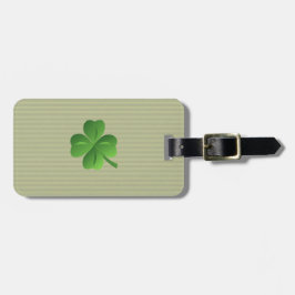 Classy Trendy Irish Lucky Kleeblatt Gepäckanhänger