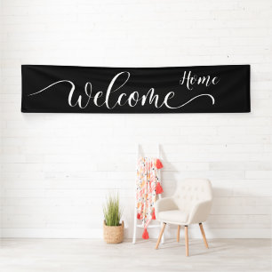 Classy Trendy Welcome Zuhause  Banner