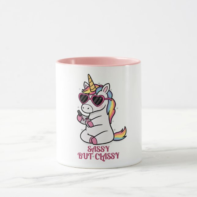 Classy Unicorn Manicure – Sassy Mood Tasse (Zentrum)