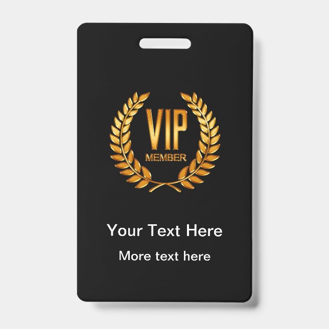 Classy VIP Club Abzeichen Ausweis (Vorderseite)
