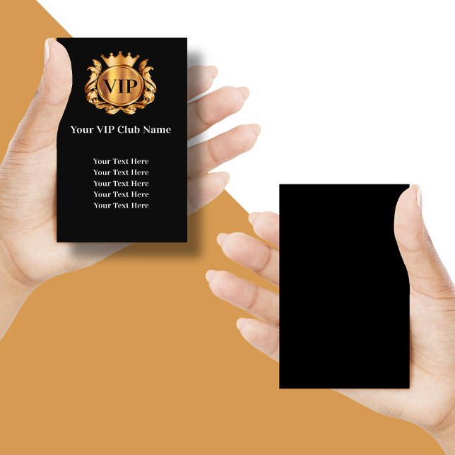 Classy VIP Club Mitglieder Business Cards Visitenkarte (VIP Business Cards )