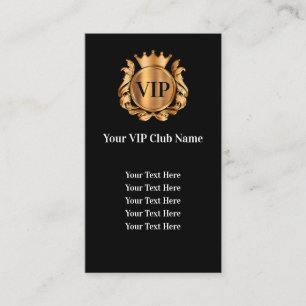 Classy VIP Club Mitglieder Business Cards Visitenkarte