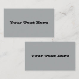 Classy Weihnachten Silver Winter Solid Color Visitenkarte