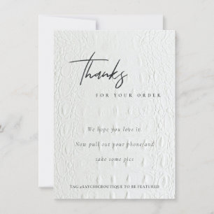 Classy White Leather Textur Danke Business