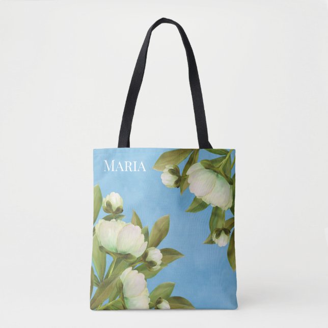 Classy White Peonies Floral Bouquet (Vorderseite)