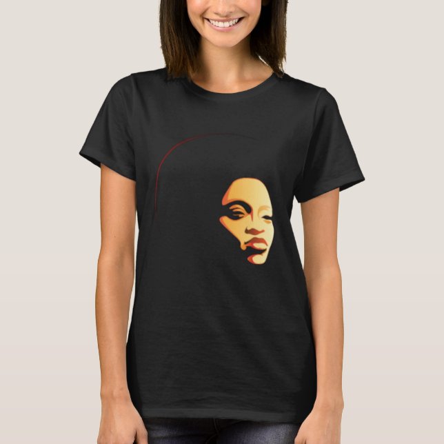 Classy Womens African Head Wrap Black Pride  Soul  T-Shirt (Vorderseite)