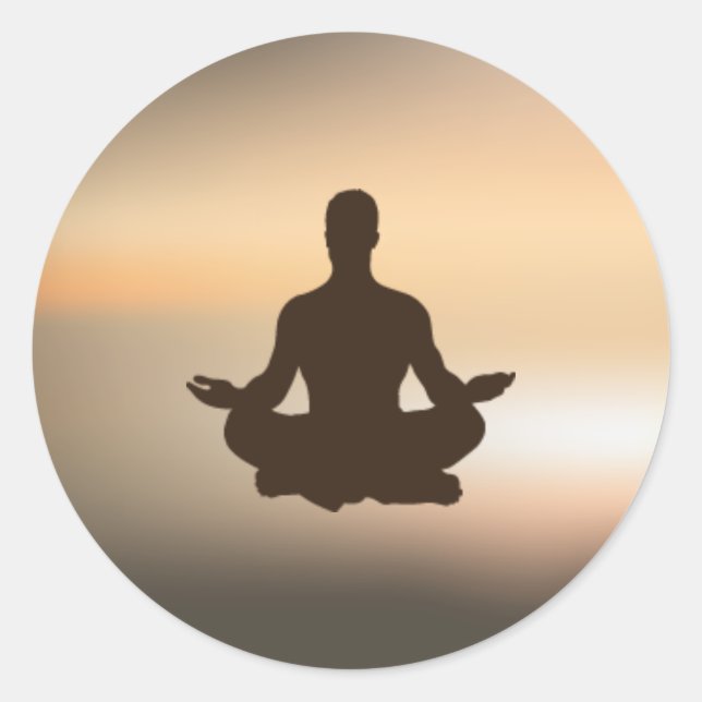 Classy YOGA Sticker (Vorderseite)