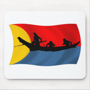 Clatsop-Stammesflagge-Mauspad Mousepad