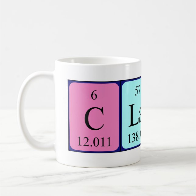 Claud Periodenname Tasse (Links)
