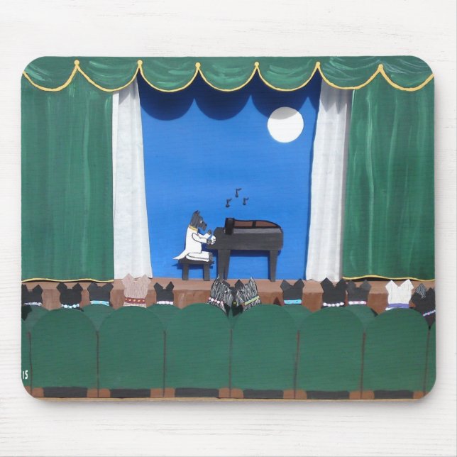 Claude De Pawsy Scottish Terrier Mousepad (Vorne)