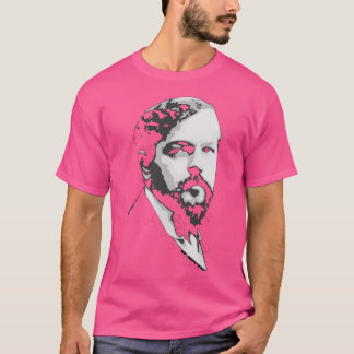 Claude Debussy Black und White T-Shirt