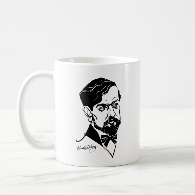 Claude Debussy Kaffeetasse (Links)