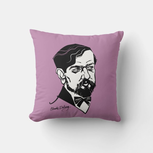 Claude Debussy Kissen (Vorderseite)